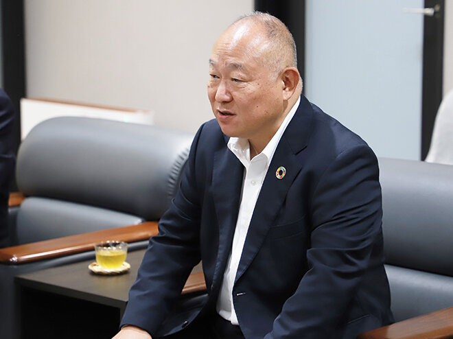 熊﨑代表理事理事長の写真